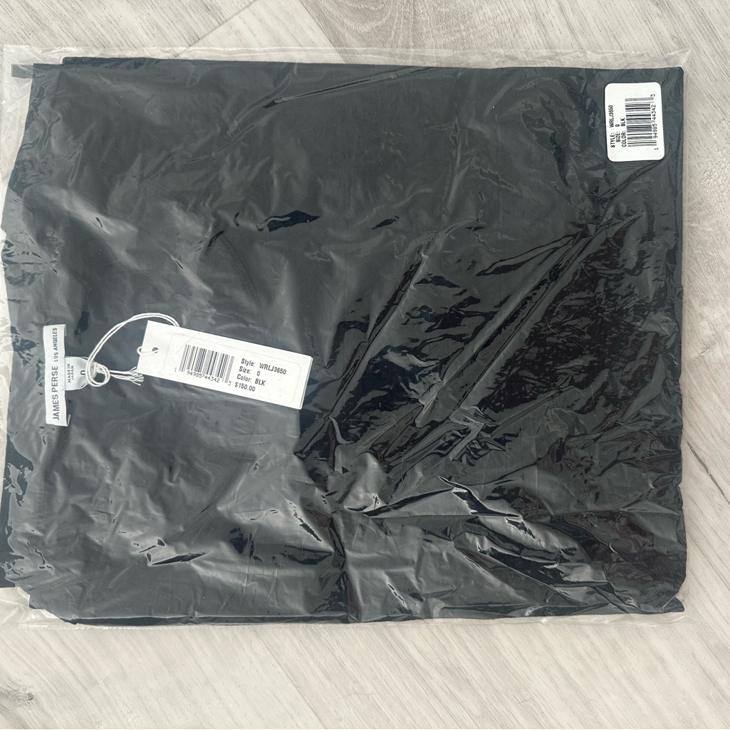 James Perse Black T-Shirt - Never Worn